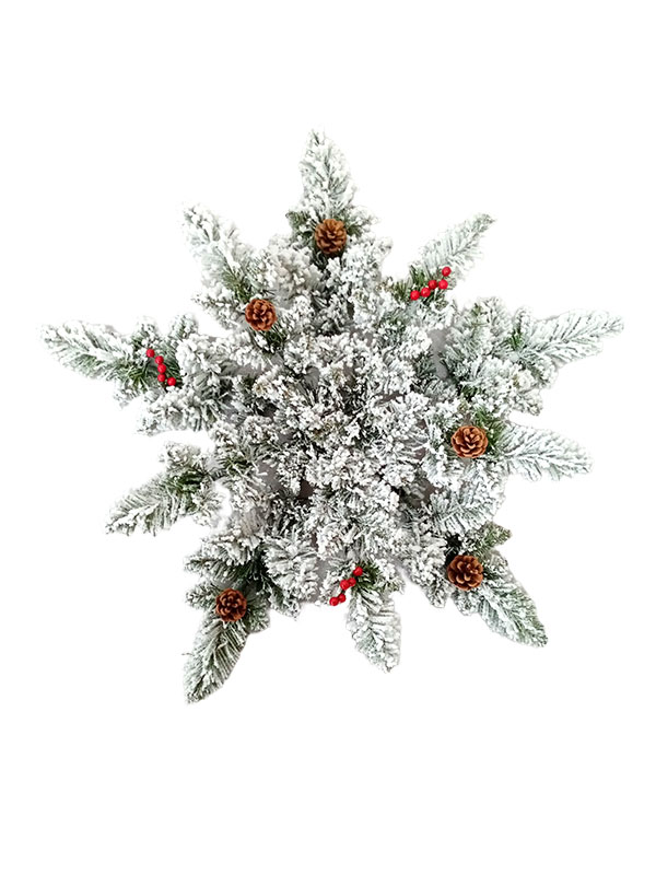 Altre decorazioni natalizie speciali a forma di fiocco di neve-SWFL203502
